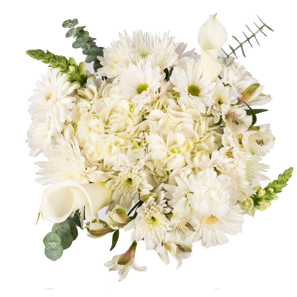 Mixed White Flowers Bouquet