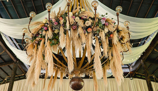 Dried Pampas Grass Wedding Arrangement