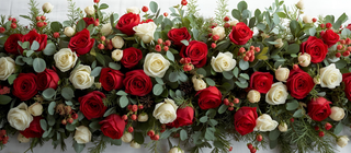 Noel eternal wreath, christmas holiday decor