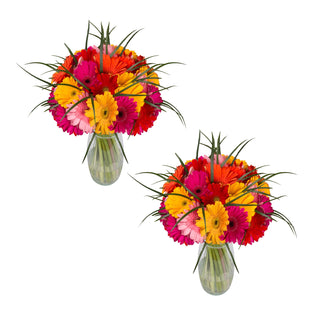 Assorted colors gerbera flowers bouquets petal it forward