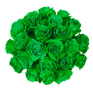 Green tinted roses for st. patrick's day