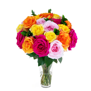 Always Rainbow Rose Bouquet Express Delivery Always roses - fresh-cut roses by Bloomingmore - perfect for gifting or decoration