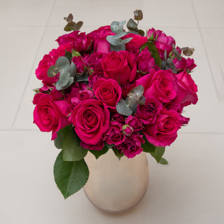 Opulent Blossom Bouquet - Hot pink
