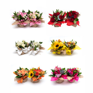 Bouqueto Assorted - pack 12 Bouqueto flowers - fresh-cut flowers by Bloomingmore - perfect for gifting or decoration