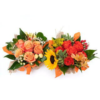 Bouqueto Orange - pack 12 Orange flowers - fresh-cut flowers by Bloomingmore - perfect for gifting or decoration