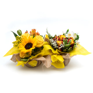 Bouqueto Yellow - pack 12 Yellow flowers - fresh-cut flowers by Bloomingmore - perfect for gifting or decoration