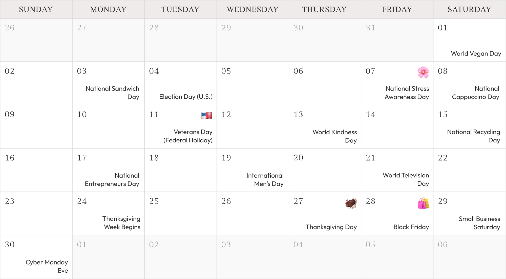 Calendar