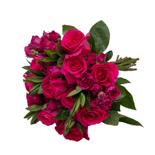 Luxe Blossom Bouquet - Hot Pink Pink flowers - fresh-cut flowers by Bloomingmore - ideal for weddings and floral events
