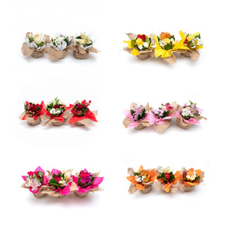 Mini Bouqueto Assorted - pack 20 Mini flowers - fresh-cut flowers by Bloomingmore - perfect for gifting or decoration