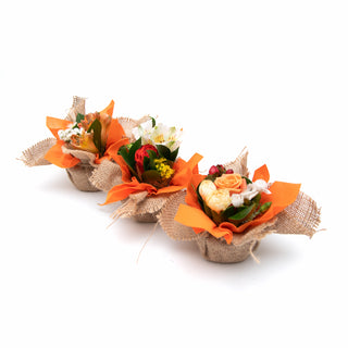 Mini Bouqueto Orange - pack 20 Orange flowers - fresh-cut flowers by Bloomingmore - perfect for gifting or decoration