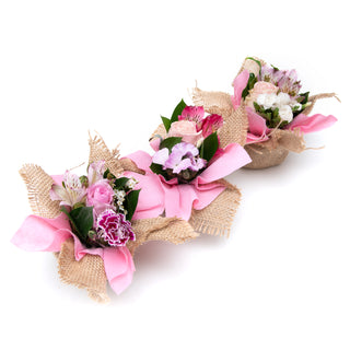 Mini Bouqueto Pink - pack 20 Pink flowers - fresh-cut flowers by Bloomingmore - perfect for gifting or decoration