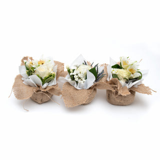 Mini Bouqueto White - pack 20 White flowers - fresh-cut flowers by Bloomingmore - perfect for gifting or decoration