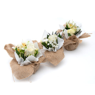 Mini Bouqueto White - pack 20 White flowers - fresh-cut flowers by Bloomingmore - perfect for gifting or decoration