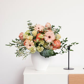 Peach Serenade Bouquet Peach flowers - fresh-cut flowers by Bloomingmore - perfect for gifting or decoration