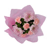 Lavender, pink and green flowers bouquet