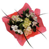 Alstroemeria, daisies and mini hydrangea bouquet