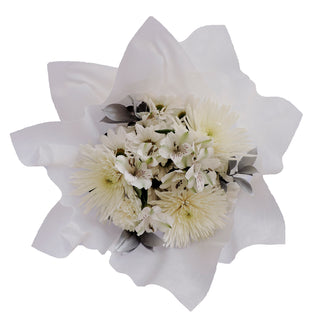 white flowers mixed bouquet
