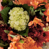 Hydrangeas, alstroemerias, and daiseis flower bouquet