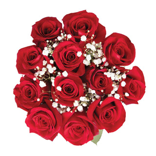 Dozen Red Roses Bouquet - pack 18