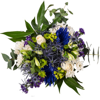 Blue Breeze Flower Mixed Bouquet Blue flowers - fresh-cut flowers by Bloomingmore - ideal for weddings and floral events