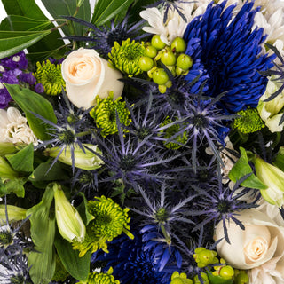 Blue Breeze Flower Mixed Bouquet Blue flowers - fresh-cut flowers by Bloomingmore - ideal for weddings and floral events