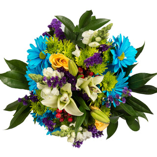 Blue Daydream Flower Mixed Bouquet Blue flowers - fresh-cut flowers by Bloomingmore - ideal for weddings and floral events