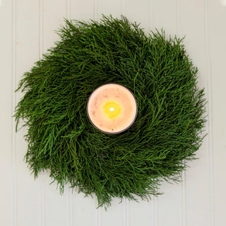 Cedar Candle Ring Green flowers - fresh-cut flowers by Bloomingmore - perfect for gifting or decoration