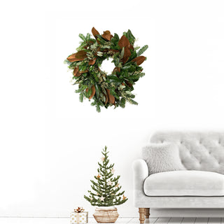 Classy Christmas Wreath Green flowers - fresh-cut flowers by Bloomingmore - perfect for gifting or decoration