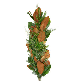 Country Christmas Garland Green flowers - fresh-cut flowers by Bloomingmore - perfect for gifting or decoration