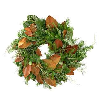 Country Christmas Wreath Green flowers - fresh-cut flowers by Bloomingmore - perfect for gifting or decoration