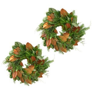 Country Christmas Wreath Green flowers - fresh-cut flowers by Bloomingmore - perfect for gifting or decoration
