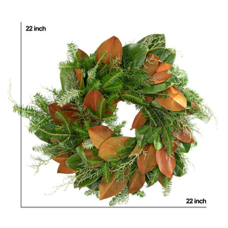 Country Christmas Wreath Green flowers - fresh-cut flowers by Bloomingmore - perfect for gifting or decoration