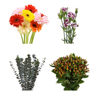 DIY Design Collection - Enchanted - 140 Stems DIY flowers - fresh-cut flowers by Bloomingmore - ideal for weddings and floral events