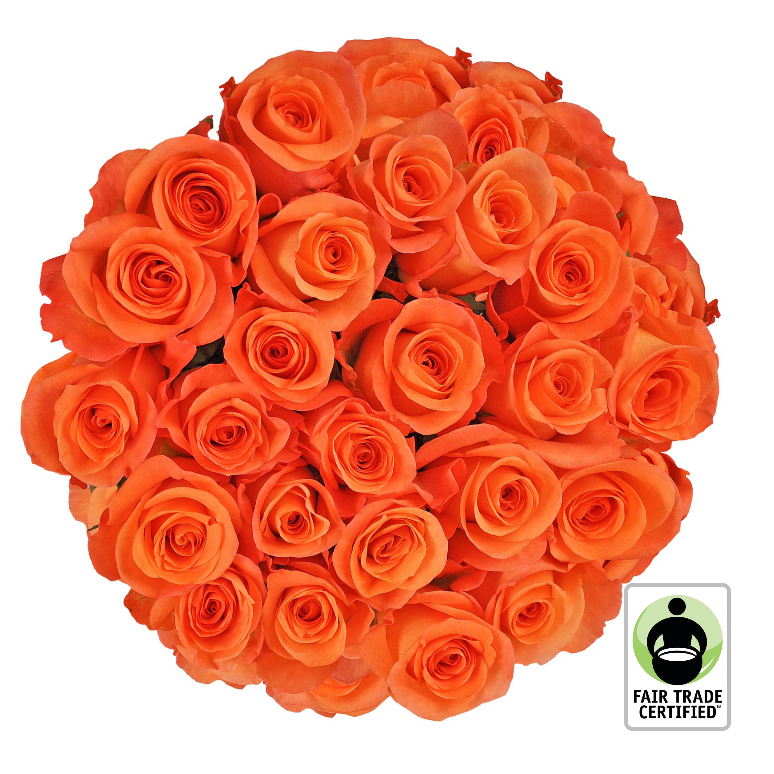 Organe Roses Flower Bouquet Orange Roses