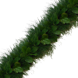 Fresh Handmade Garland - Tree Fern & Salal Green flowers - fresh-cut flowers by Bloomingmore - ideal for weddings and floral events