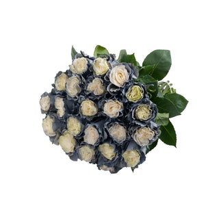 Gray Fairy Painted Roses Gray roses - fresh-cut roses by Bloomingmore - ideal for weddings and floral events