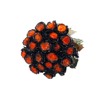 Mystery Confetti Painted Roses Orange roses - fresh-cut roses by Bloomingmore - ideal for weddings and floral events