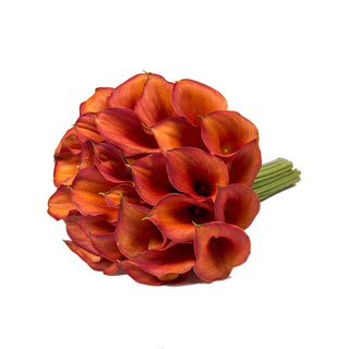 Orange Mini Calla Lilies Orange flowers - fresh-cut flowers by Bloomingmore - ideal for weddings and floral events