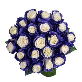 Purple Fairy Painted Roses Purple roses - fresh-cut roses by Bloomingmore - ideal for weddings and floral events