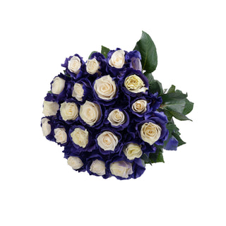 Purple Fairy Painted Roses Purple roses - fresh-cut roses by Bloomingmore - ideal for weddings and floral events