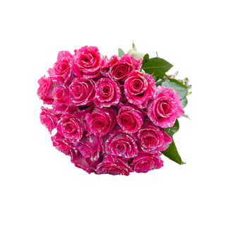 Sarah Confetti Painted Roses Pink roses - fresh-cut roses by Bloomingmore - ideal for weddings and floral events