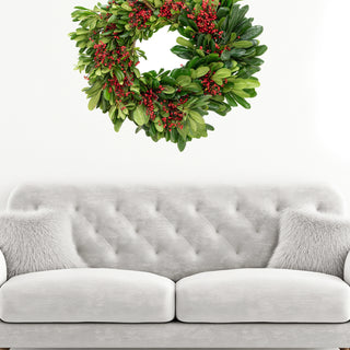 The Grinch Wreath Green flowers - fresh-cut flowers by Bloomingmore - perfect for gifting or decoration