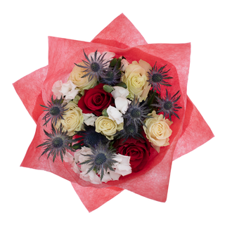 Thistle be Love Bouquet Thistle flowers - fresh-cut flowers by Bloomingmore - ideal for weddings and floral events